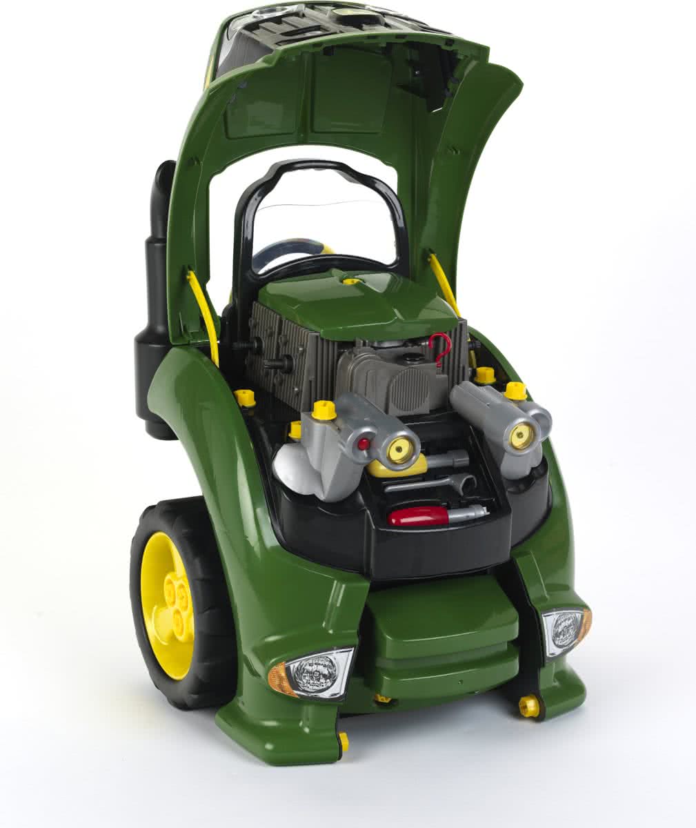 John Deere Autoservice Duwwagen met accessoires